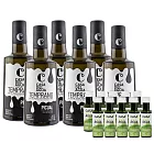 【CASA del AGUA歐嘉】西班牙特級冷壓初榨橄欖油 莊園頂級款 500mlx6+歐嘉職人款橄欖油25mlx10