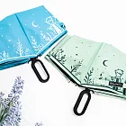 【雙龍牌】小王子扣環三折傘防曬陽傘 雨傘折傘B5903 湖水綠