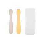 2angels矽膠餵食湯匙兩入組 附外出盒 烏龍+拿鐵