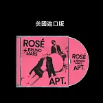 朴彩英 ROSE (BLACKPINK) & Bruno Mars APT. 粉色CD版單曲CD (美國進口版)