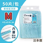 汪本屋 實用經濟款 寵物尿布墊 【3種尺寸】  M號(50片/包)