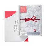 【日本HAYASHI】今治四國 柔軟純棉手巾禮盒 ‧ 枝葉(灰)