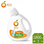 【橘子工坊】天然無香精制菌洗衣精-去味除臭1800ml