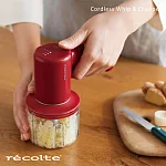 recolte 日本麗克特 Cordless 手持攪拌調理機 RCW-1  紅