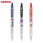 (3色1包)ZEBRA SARASA CLIP 限定 美樂蒂&酷洛米 鋼珠筆 紅+藍+黑