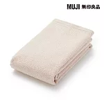 【MUJI 無印良品】柔軟薄型面用巾/ 米色
