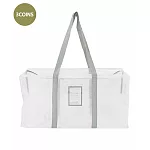 日本3COINS 無印風格透明兩用肩背手提80CM超大搬家扛貨收納袋