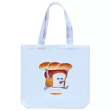 【日本正版授權】麵包小偷-手提購物袋-白色款