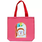 麵包小偷-手提購物袋-紅玫款