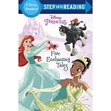 迪士尼公主5合1超值故事讀本Five Enchanting Tales (Disney Princess) (3-7歲適讀，Step into Reading, Early Readers)