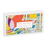 Frank Lloyd Wright Wood Puzzle Set: Six 25 Piece Puzzles