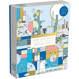 Frank Lloyd Wright City by the Sea 1000 Piece Foil Puzzle