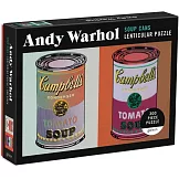 Andy Warhol Soup Cans 300 Piece Lenticular Puzzle