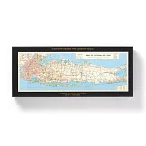 NYC Map 1,000 Piece Panoramic Puzzle