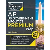 Princeton Review AP U.S. Government & Politics Premium Prep, 24th Edition: 6 Practice Tests + Digital Practice Online + Content Review