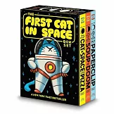 年度最佳漫畫！The First Cat in Space 1-3冊套書（盒裝，7歲以上適讀）