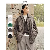 ltyp旅途原品 95白鵝絨輕薄羽絨服女冬季長款襯衫領羽絨外套 M L  M 薑餅咖