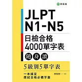 JLPT N1-N5 日檢合格 4000 單字表隨身讀：5 級別 5 單字表，一本搞定應試合格必備字彙！ (電子書)