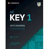 A2 Key 1 for the Revised 2020 Exam Student’s Book with Answers with Audio