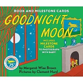 Goodnight Moon Board Book with Milestone Cards
