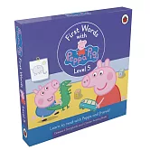 First Words with Peppa Level 5 Pack (4 storybooks + 4 sticker activity books)