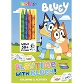 Bluey著色遊戲書(附蠟筆+超過50張貼紙) Bluey: Colortivity: Playtime with Bluey! (Color & Activity with Crayons)