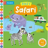 硬頁遊戲書Busy Safari (附故事音檔)