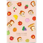 麵包小偷特製隨身筆記本 2026（B）