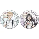 薰香花朵凛然綻放胸章組