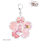 櫻初音大壓克力鑰匙扣：美式餐廳ver.
