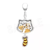 藍色監獄x小浣熊搖搖尾巴2連壓克力吊飾：凪誠士郎