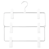 [MUJI 無印良品]鋁製衣架3段/裙子用