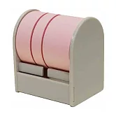 ROLF 自由撕貼便利貼捲Triple三捲式‧白座/粉紅