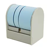 ROLF 自由撕貼便利貼捲Triple三捲式‧白座/粉藍