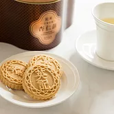 【英記餅家】限定鐵罐-原粒杏仁餅24入 500g/罐