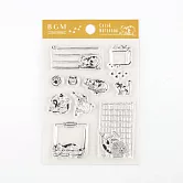 Clear Stamp 自由編排透明印章‧手帳貓