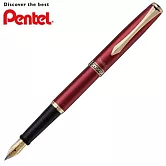 PENTEL Sterling鋼筆F尖 紅寶石