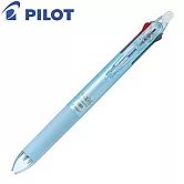 PILOT三色按鍵魔擦筆Slim版0.38粉藍