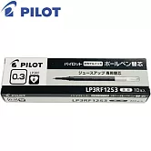 (盒裝10入)PILOT超級果汁筆芯0.3黑