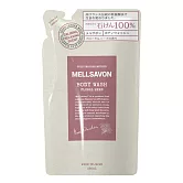 日本【MELLSAVON】 保濕控油沐浴露 花香 補充包 380ml