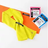 【日本ORIM今治毛巾】Active 吸水速乾 消臭運動毛巾 ‧ 亮黃