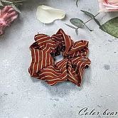 【卡樂熊】基本線條造型腸束(兩色)- 橘色