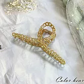 【卡樂熊】韓版簡約氣質大髮量造型抓夾/髮夾(四款)- 鏈條款