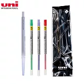 (送限量贈品)UNI開心筆筆管+3支筆芯 0.38 紅綠紫