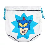 【日本正版授權】蠟筆小新 造型 抽繩束口袋 收納袋/束口袋 小物收納 野原新之助/動感超人 - 動感超人款