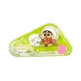 【日本正版授權】蠟筆小新 伸縮 修正帶 5mm 立可帶 野原新之助/小白 - 綠色款