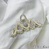 【卡樂熊】輕奢高級感波浪造型抓夾/髮夾(三款)- 混搭款