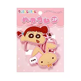 【日本正版授權】蠟筆小新 造型髮圈 2入組 髮束/髮飾 - 粉色款