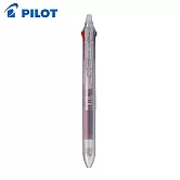 PILOT GRAYSCALE 三色按鍵魔擦筆Slim 0.38 透明款  亮灰
