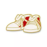 名偵探柯南-造型徽章-增強踢力球鞋 紅色